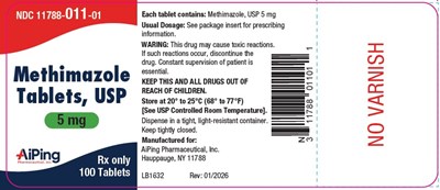Methimazole-5 mg-100s (Methimazole 5 mg 100s)